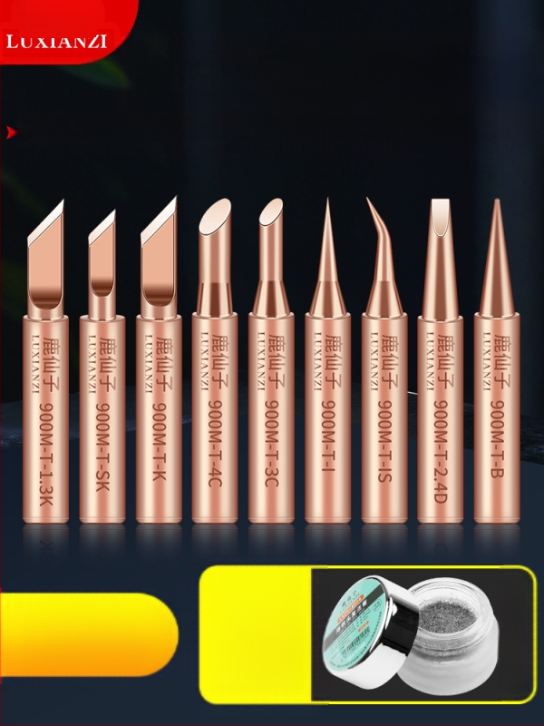 Vrh za lemilicu od čistog bakra, unutarnje grijanje, konstantna temperatura, oštar vrh, vrh u obliku kopita