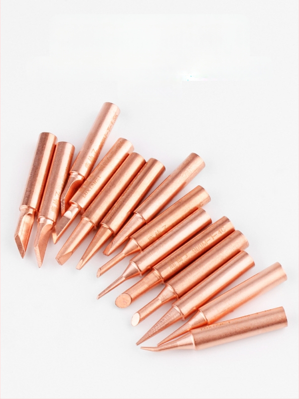 Vrh za lemilicu od čistog bakra, unutarnje grijanje, konstantna temperatura, oštar vrh, vrh u obliku kopita