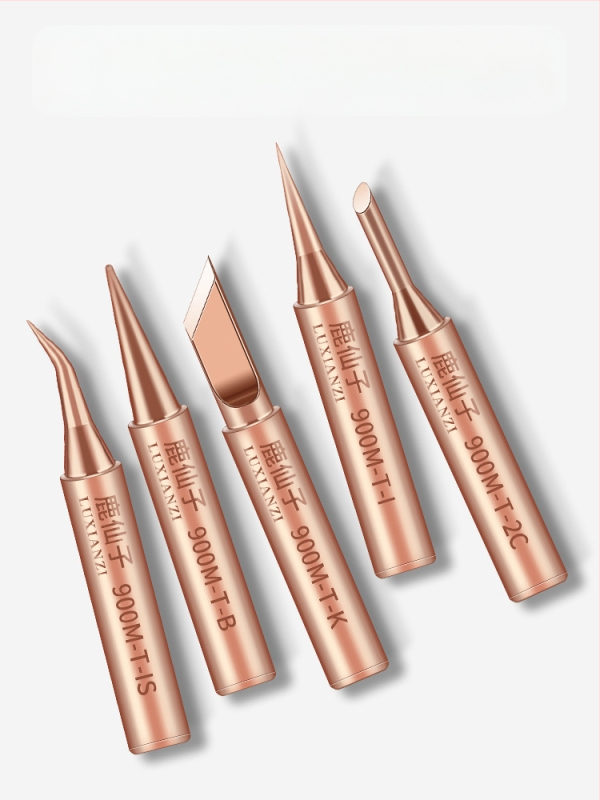 Vrh za lemilicu od čistog bakra, unutarnje grijanje, konstantna temperatura, oštar vrh, vrh u obliku kopita