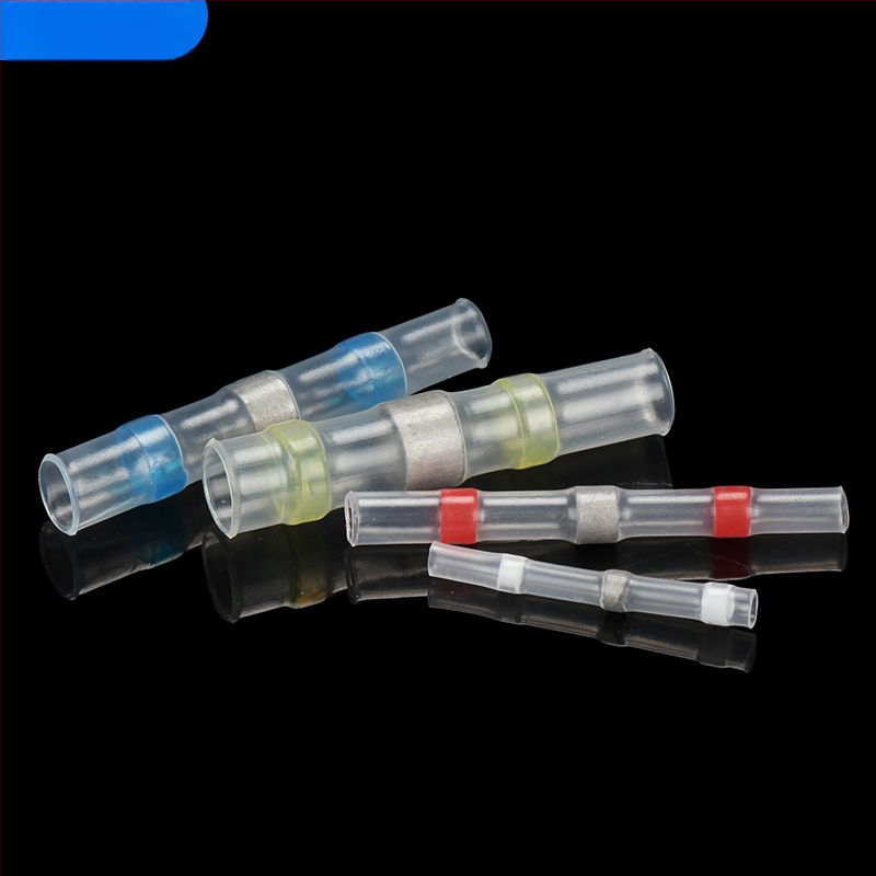 Комплект термозакриващи терминали със запояващи пръстени и тръби, 50 броя; Бранд ZJBOSAI; Изолационен материал PE; Корпус PE; Приложение: електрически монтажи; Номинална мощност: 24