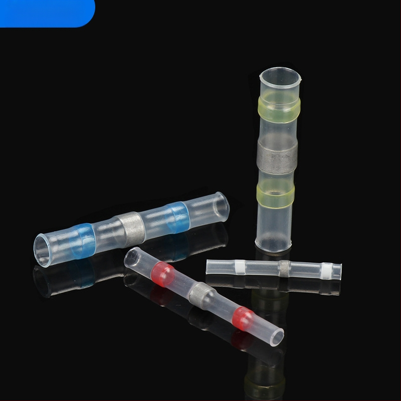 Комплект термозакриващи терминали със запояващи пръстени и тръби, 50 броя; Бранд ZJBOSAI; Изолационен материал PE; Корпус PE; Приложение: електрически монтажи; Номинална мощност: 24