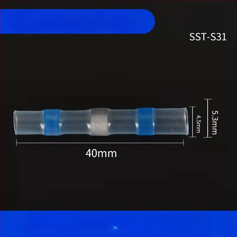 Комплект термозакриващи терминали със запояващи пръстени и тръби, 50 броя; Бранд ZJBOSAI; Изолационен материал PE; Корпус PE; Приложение: електрически монтажи; Номинална мощност: 24