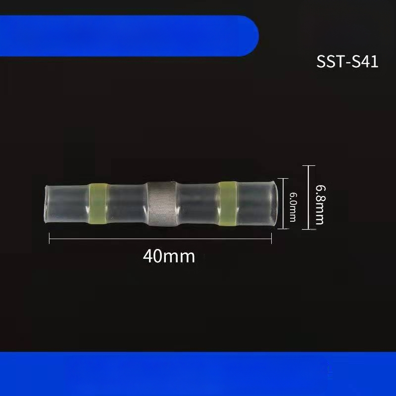 Комплект термозакриващи терминали със запояващи пръстени и тръби, 50 броя; Бранд ZJBOSAI; Изолационен материал PE; Корпус PE; Приложение: електрически монтажи; Номинална мощност: 24
