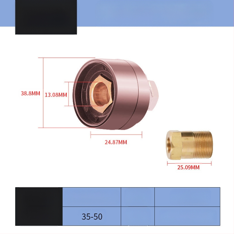 Заваръчен кабелен конектор с DKJ бърз щепсел, европейски стил, заваряване, марка Hua Xiao — DKJ10-25, DKJ35-50, DKJ50-70