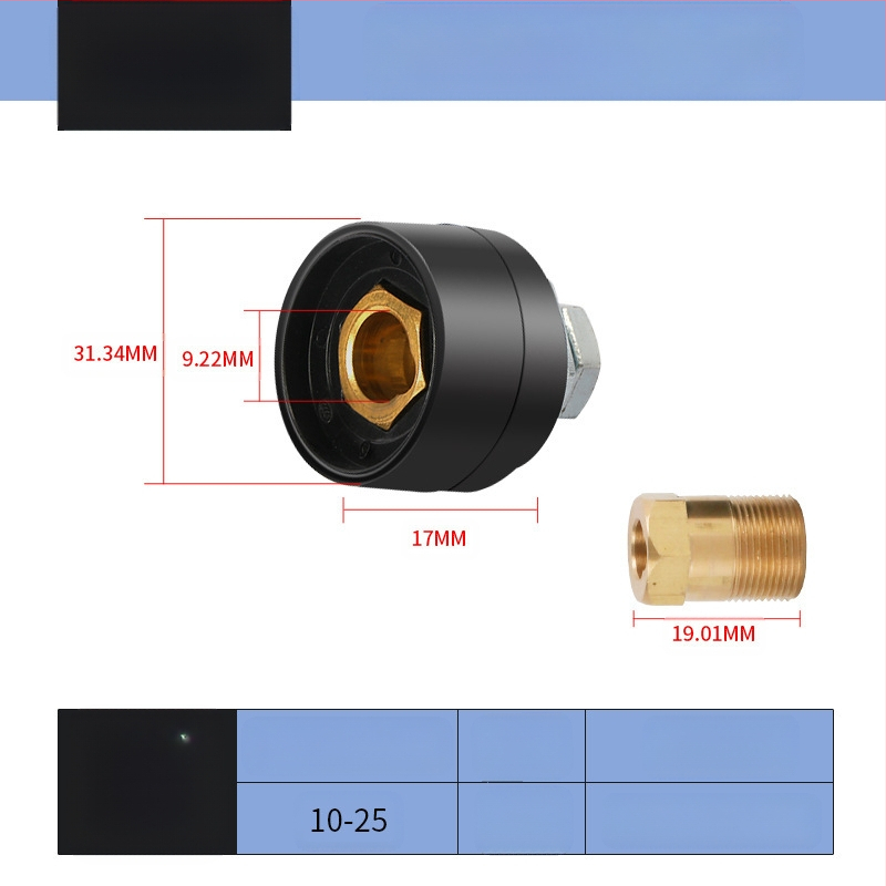 Заваръчен кабелен конектор с DKJ бърз щепсел, европейски стил, заваряване, марка Hua Xiao — DKJ10-25, DKJ35-50, DKJ50-70