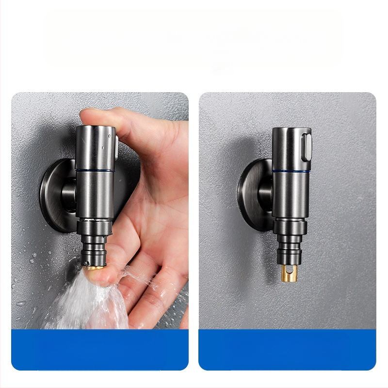 Βρύση πλυντηρίου με χαλκό σώμα, βαλβίνα τύπου Τ, σύνδεση με βίδες, κεραμικός πυρήνας βαλβίδας, θερμοκρασία λειτουργίας 0–90°C