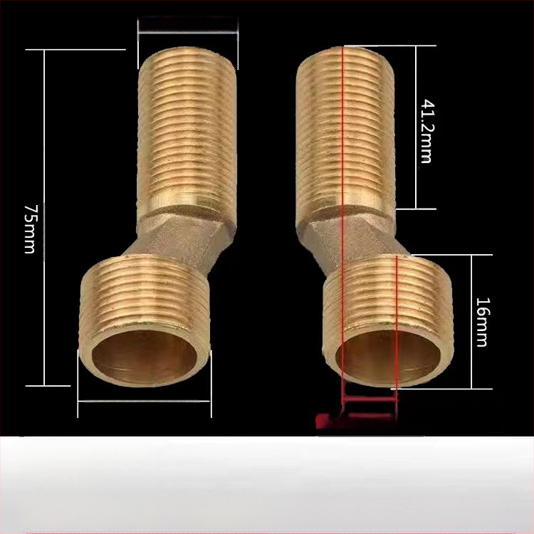 Vaskist universaalne nurga dušivalve paigaldustarvik, seinale sisse ehitatud, pikendatud, reguleeritav nurk