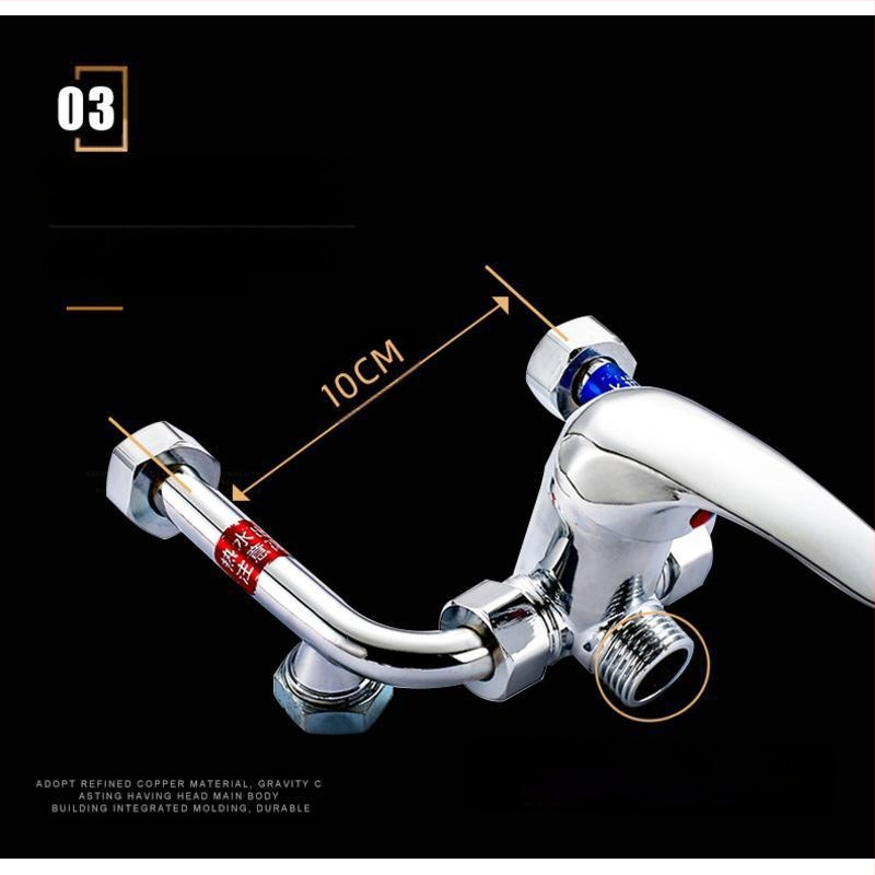 Električni miješajući ventil za bojler — pribor za tuš s U-oblikom miješanja, model 88543, stil moderna jednostavnost