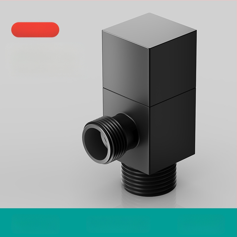 Меден триъгълен клапан, квадратен ъглов клапан за бойлер и тоалетна, модел ZDsjf06, материал: мед, монтаж: резба, приложение: бойлер, тоалетна и пералня, тегло 160 g