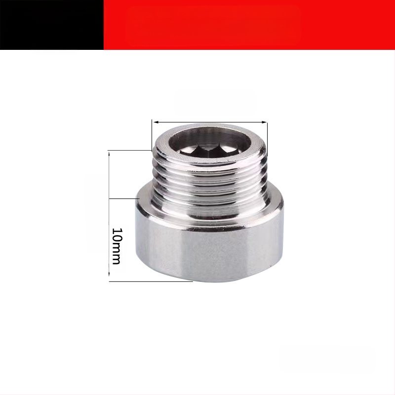 Резбован удължителен свързвач за тръби, за хардуерни връзки, двукраен дебел тръбен фитинг