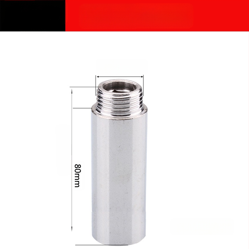 Резбован удължителен свързвач за тръби, за хардуерни връзки, двукраен дебел тръбен фитинг