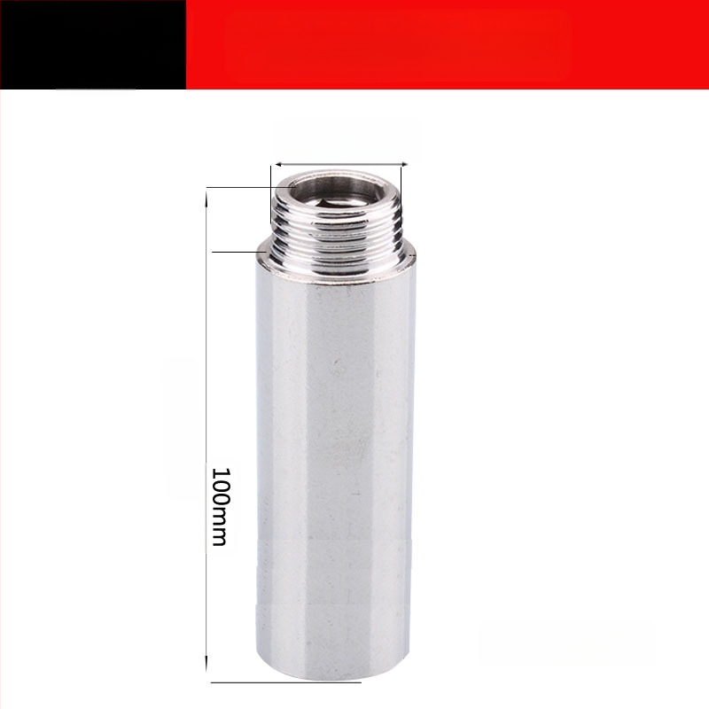 Резбован удължителен свързвач за тръби, за хардуерни връзки, двукраен дебел тръбен фитинг