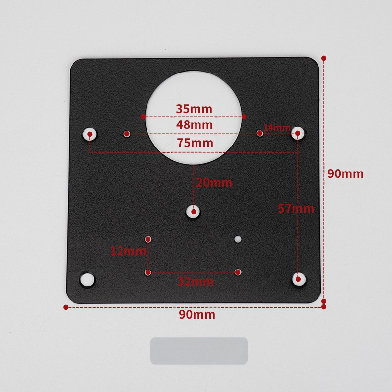 Leyoujia Šarnyro tvirtinimo plokštelė spintoms – nerūdijančiojo plieno, šlifuota paviršiaus