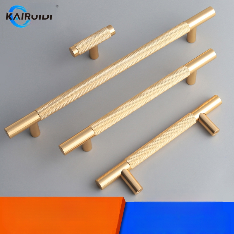 Rokturis garderobes un skapja durvīm, alumīnija sakausējums, elektroplēšana, modelis 9005, zīmols Kairuiti, moderns minimalistisks stils, viegls luksuss