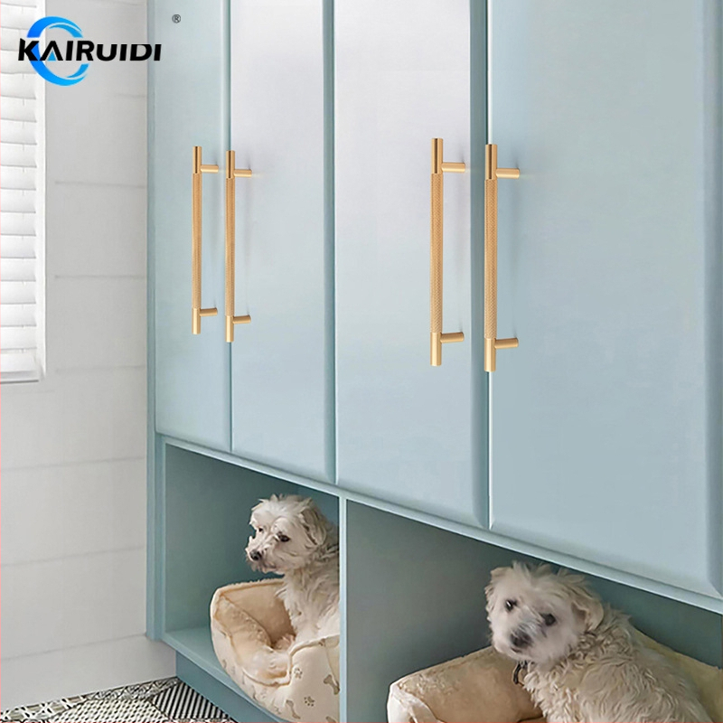 Rokturis garderobes un skapja durvīm, alumīnija sakausējums, elektroplēšana, modelis 9005, zīmols Kairuiti, moderns minimalistisks stils, viegls luksuss