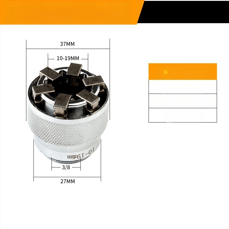 Többfunkciós dugókulcs készlet gyors racsnis mechanizmussal, dupla fejű, állítható végződések (metrikus, szerszámacél, krómozott bevonat)
