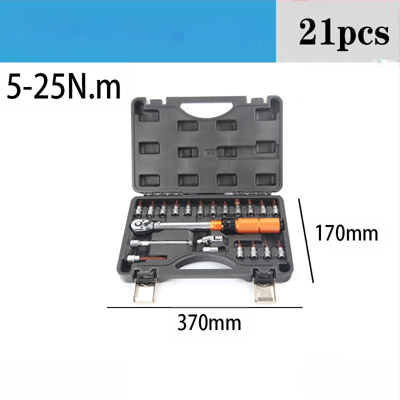 Rats momenta atslēga komplekts, 8 gab., hroma-vanādija tērauds, pulēta virsma, precizitāte ±3