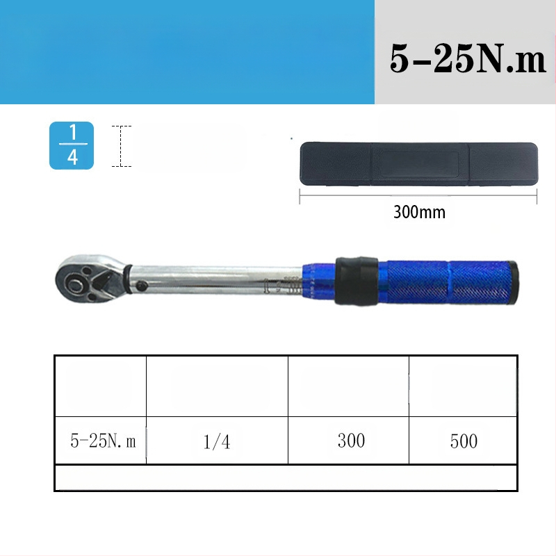 Rats momenta atslēga komplekts, 8 gab., hroma-vanādija tērauds, pulēta virsma, precizitāte ±3