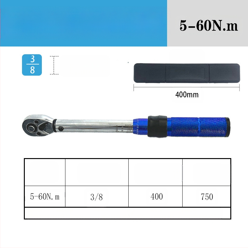 Rats momenta atslēga komplekts, 8 gab., hroma-vanādija tērauds, pulēta virsma, precizitāte ±3