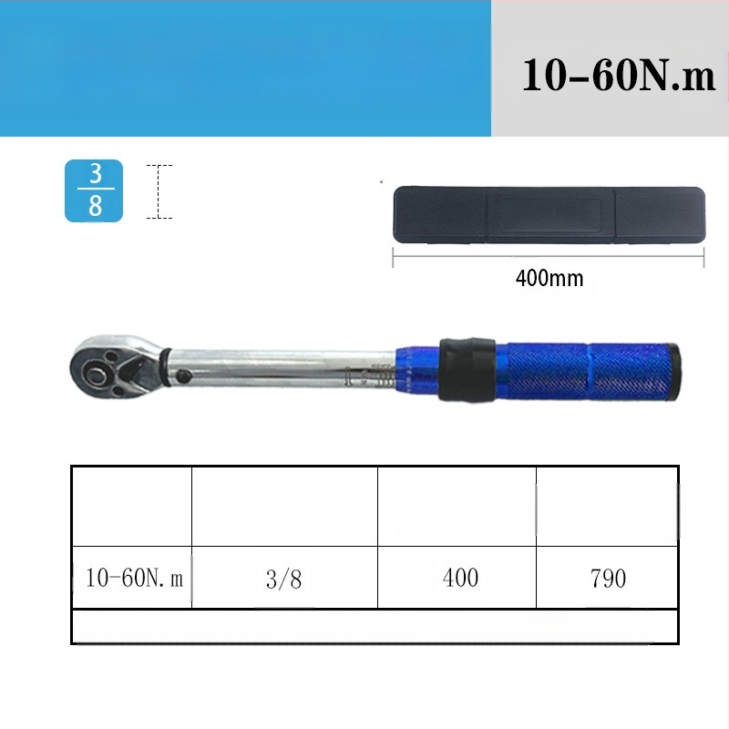 Rats momenta atslēga komplekts, 8 gab., hroma-vanādija tērauds, pulēta virsma, precizitāte ±3