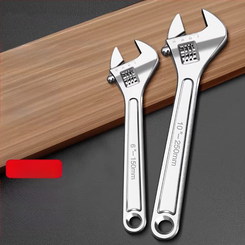 Cheie reglabilă cu deschidere mare, cheie pentru baie și țevi, unelte de reparații manuale | Brand: Other; Material: oțel cu carbon înalt; Tip: cheie cu dinți mobili