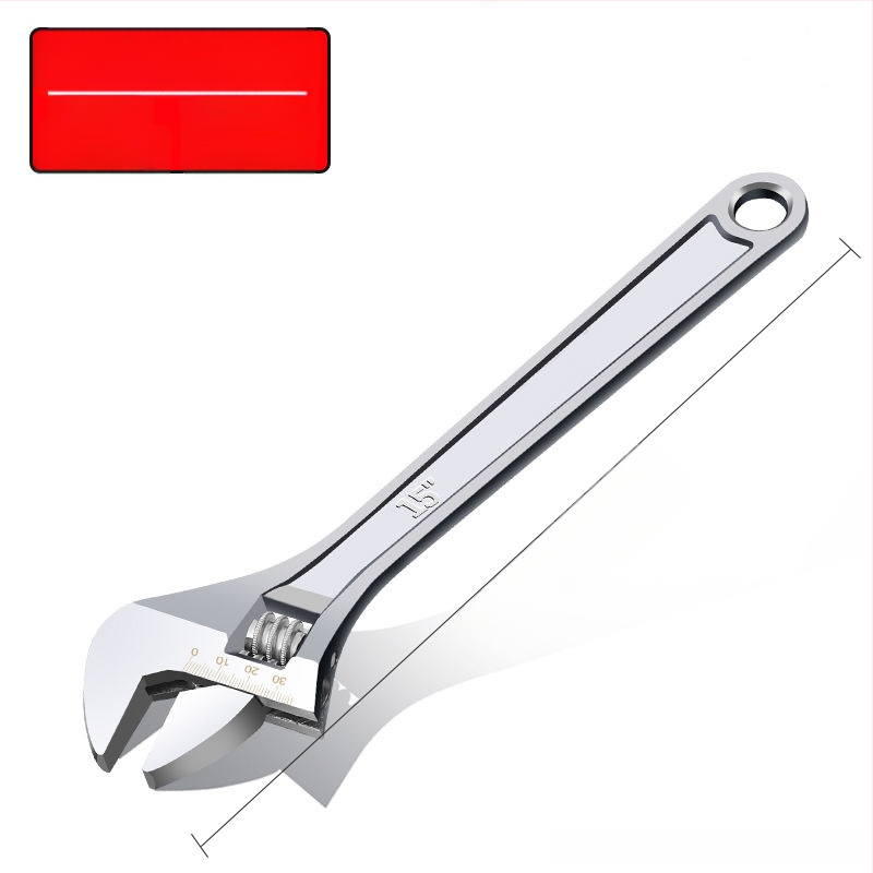 Cheie reglabilă cu deschidere mare, cheie pentru baie și țevi, unelte de reparații manuale | Brand: Other; Material: oțel cu carbon înalt; Tip: cheie cu dinți mobili