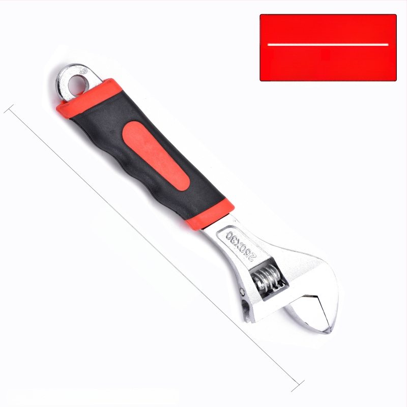 Cheie reglabilă cu deschidere mare, cheie pentru baie și țevi, unelte de reparații manuale | Brand: Other; Material: oțel cu carbon înalt; Tip: cheie cu dinți mobili