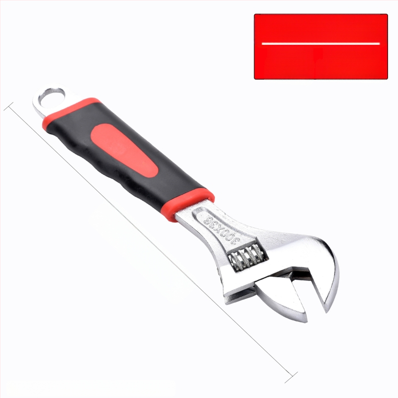 Cheie reglabilă cu deschidere mare, cheie pentru baie și țevi, unelte de reparații manuale | Brand: Other; Material: oțel cu carbon înalt; Tip: cheie cu dinți mobili