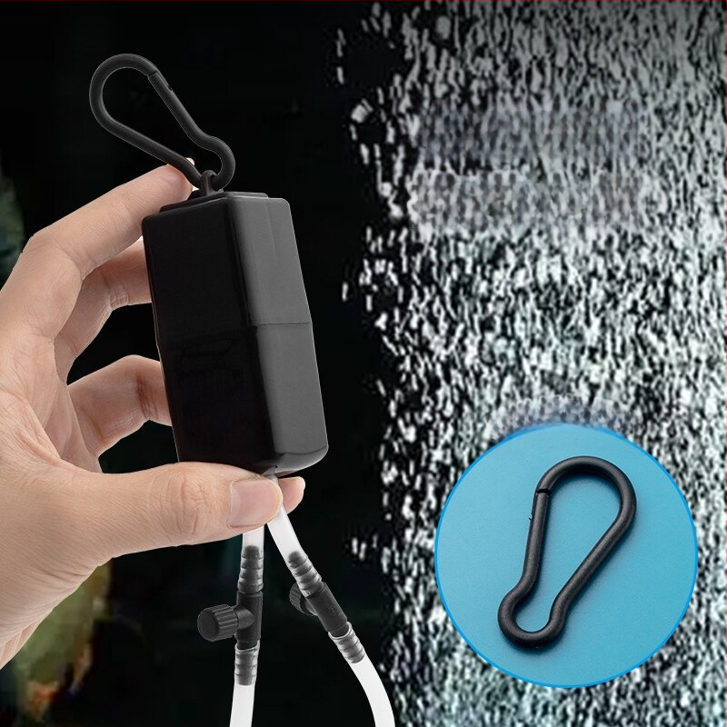 Bao shangya aerator USB cu două orificii pentru acvariu, portabil, pentru interior/ exterior, cu două capete, model 370, greutate 150 g, Import: Nu, Mărci private autorizate: Nu