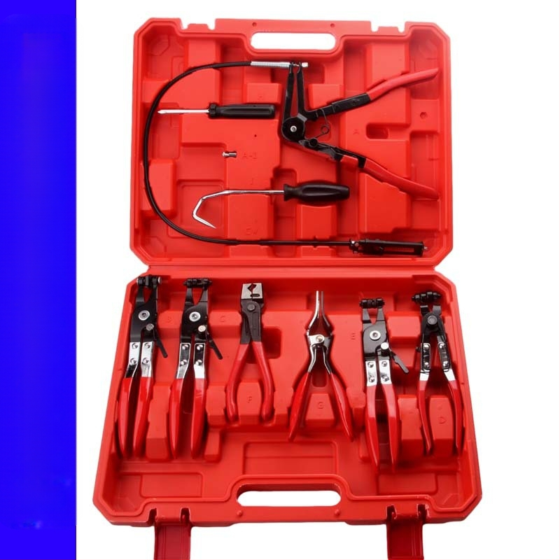 9 gab., saišu knaibles komplekts automašīnai — Augsta oglekļa tērauds, Neitrāls zīmols, Auto piemērots, Svars 1