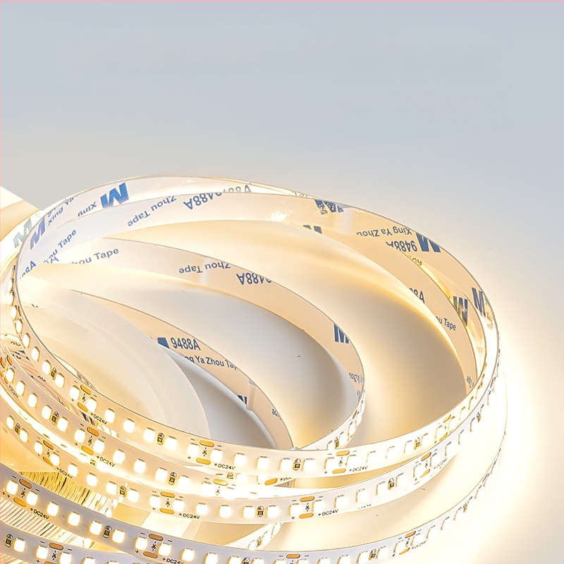 Линейна монохромна LED лента, самозалепваща, 12V, 120 диода, 2835 SMD