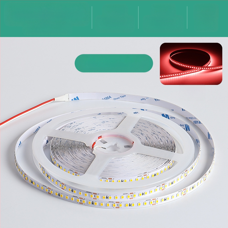 Линейна монохромна LED лента, самозалепваща, 12V, 120 диода, 2835 SMD