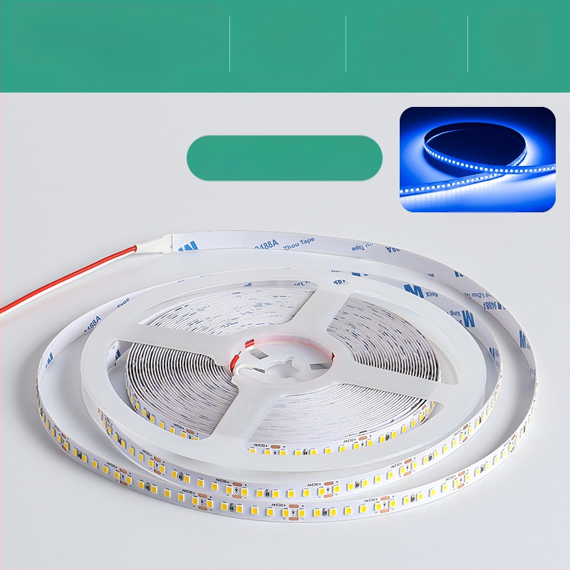 Линейна монохромна LED лента, самозалепваща, 12V, 120 диода, 2835 SMD