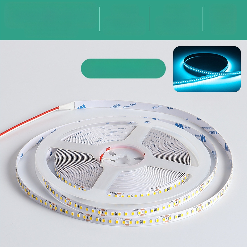 Линейна монохромна LED лента, самозалепваща, 12V, 120 диода, 2835 SMD