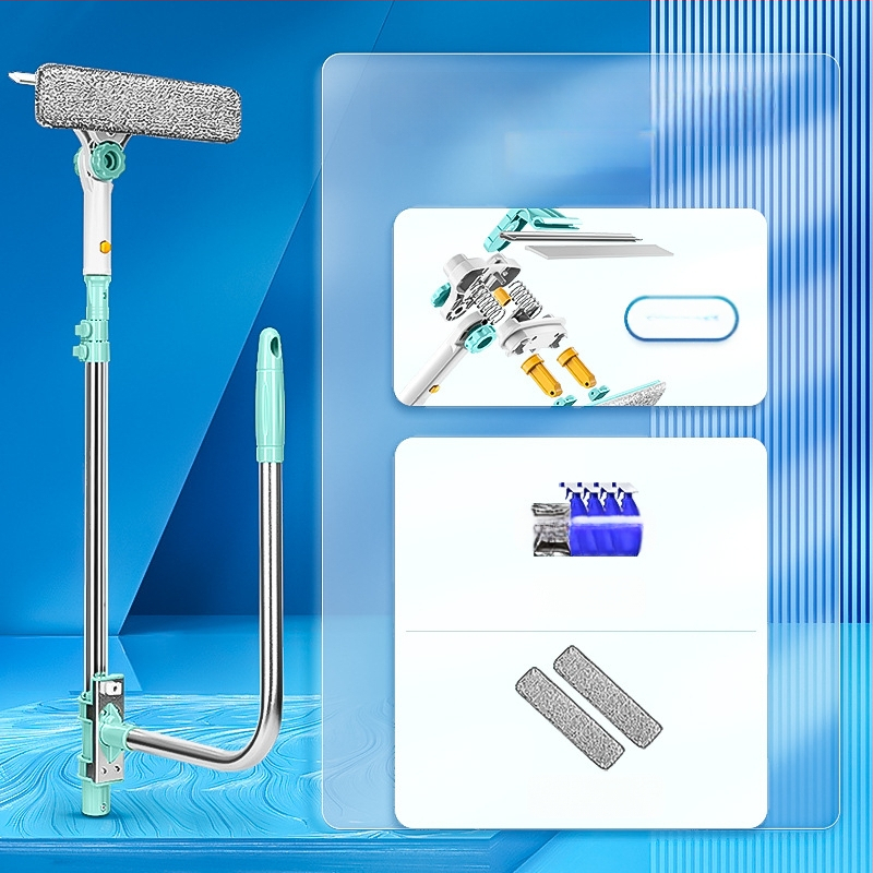 Alat za čišćenje stakla za kućnu upotrebu, dvostrani brisač, električni