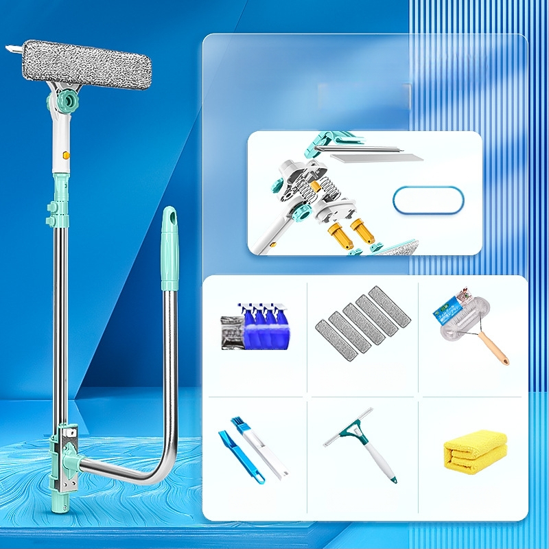 Alat za čišćenje stakla za kućnu upotrebu, dvostrani brisač, električni