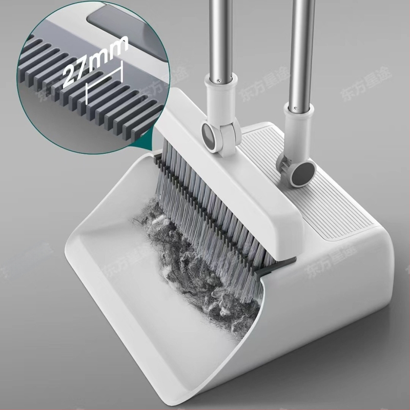 Összecsukható seprű és lapát szett - PP anyag, modell 049, 1 készlet, 0,95 kg