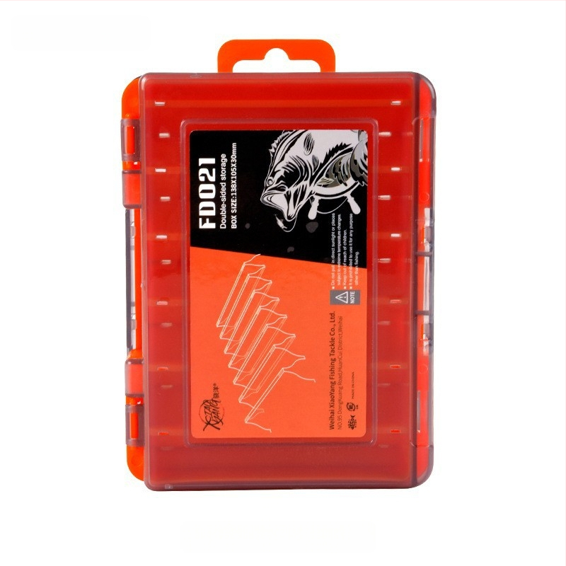 XINLANG žvejybos masalų laikymo dėžutė, dviejų sluoksnių, dvipusė, nešiojama, atspari vandeniui žvejybos reikmenims