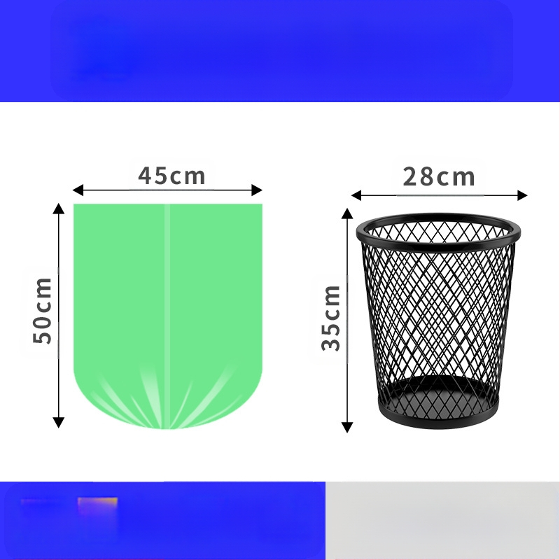 HS HDPE торби за отпадъци с връзка, еднократни, за дома, дебелина 0,011 мм