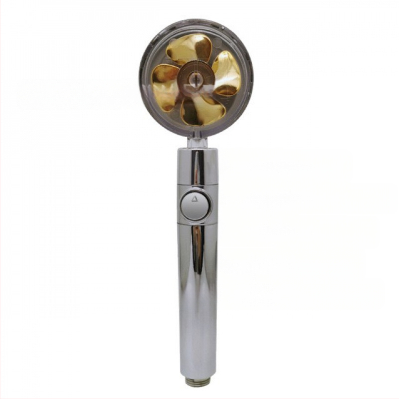 Duššipea - Mudel: Small Waist Shower Head, ABS, ümmargune kuju, vihmavoolu funktsioon, keermestatud paigaldus