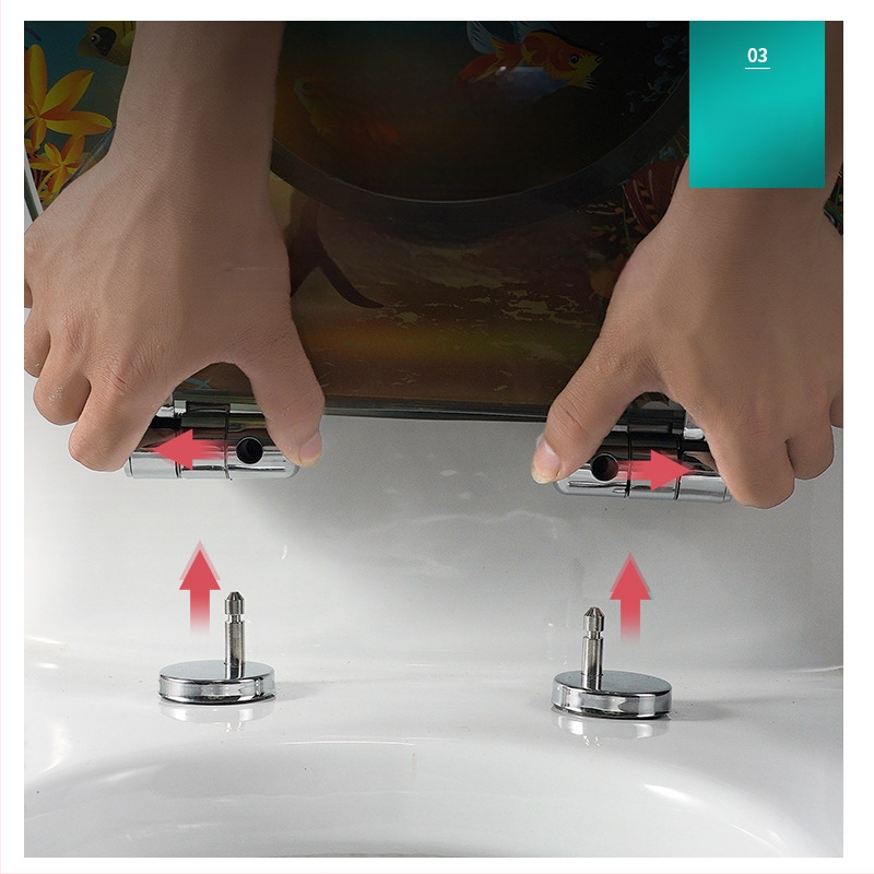 WC-fedél, univerzális vastagított kialakítás, UF gyanta, csillapítóval, stílus Standard, modern egyszerűség, márka Home Now, merev pántok