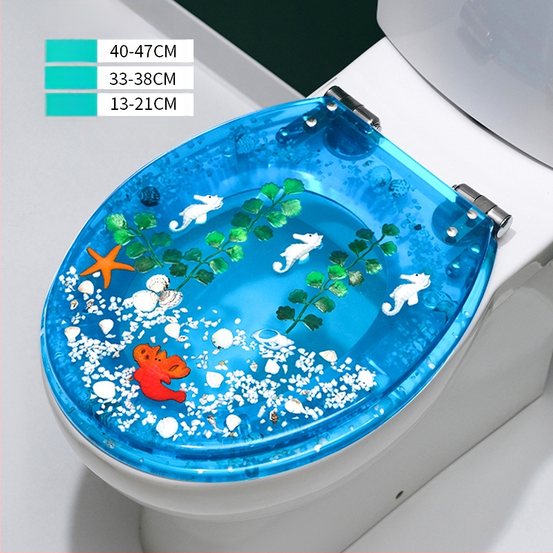 WC-fedél, univerzális vastagított kialakítás, UF gyanta, csillapítóval, stílus Standard, modern egyszerűség, márka Home Now, merev pántok