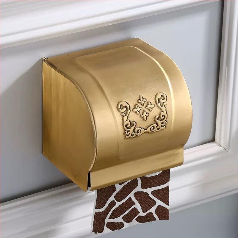 Eiropas stila dvieļu turētājs, antīks komplekts vannas istabai, Space alumīnijs, sienas stiprinājums, ar vintage izgreznotiem metāla elementiem