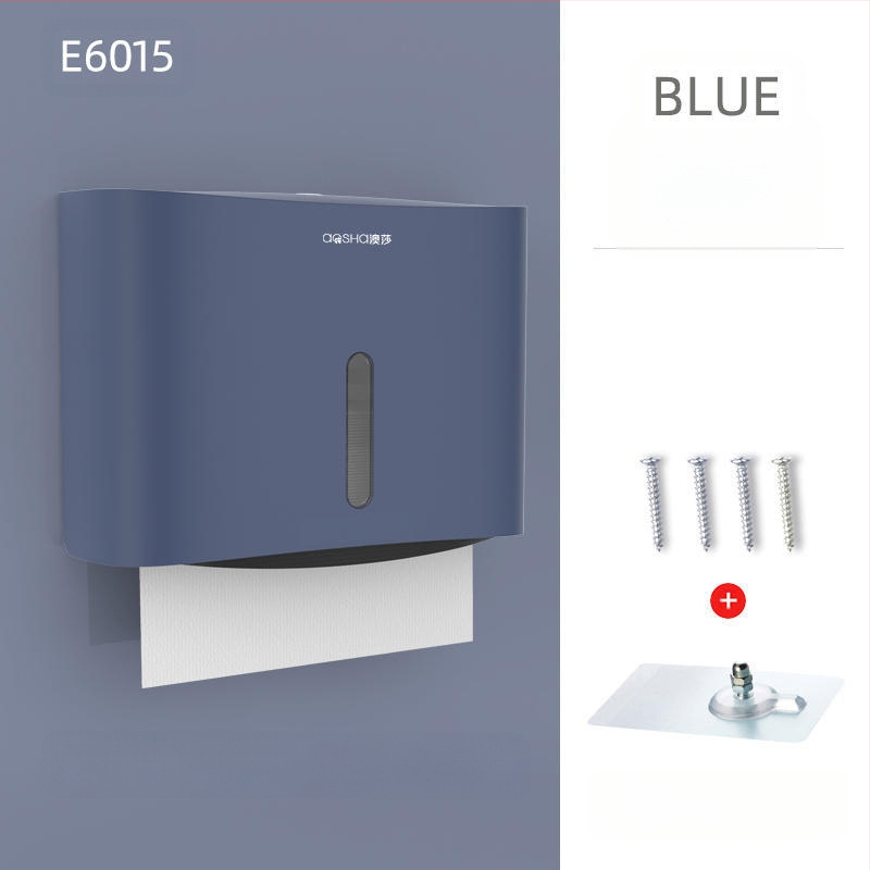 Fali szerelhető papírtörlődoboz — ABS, vízálló, lyukasztás nélküli, modell 6015