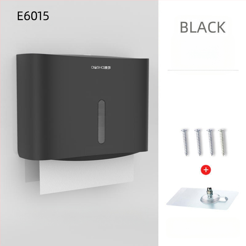 Fali szerelhető papírtörlődoboz — ABS, vízálló, lyukasztás nélküli, modell 6015