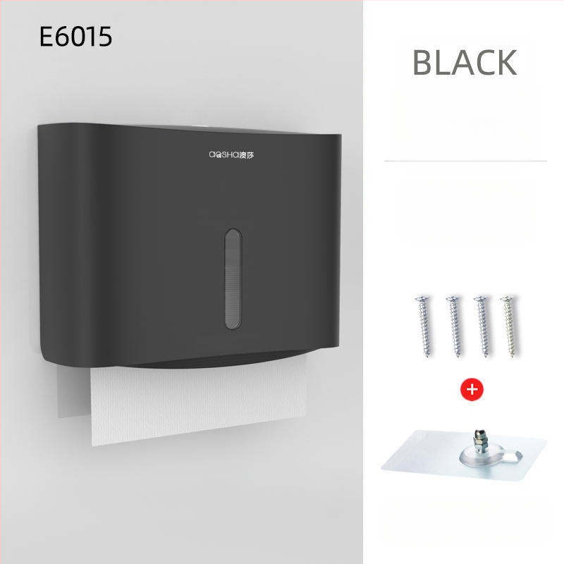 Fali szerelhető papírtörlődoboz — ABS, vízálló, lyukasztás nélküli, modell 6015