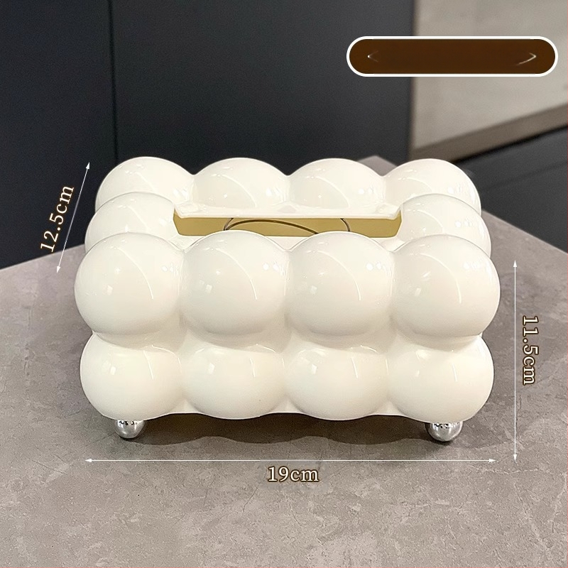 Zsebkendő-doboz – modern PP anyag, modell HL-9668569, alkalmas autóba, nappaliba és fürdőbe, kihúzható zsebkendő mechanizmussal