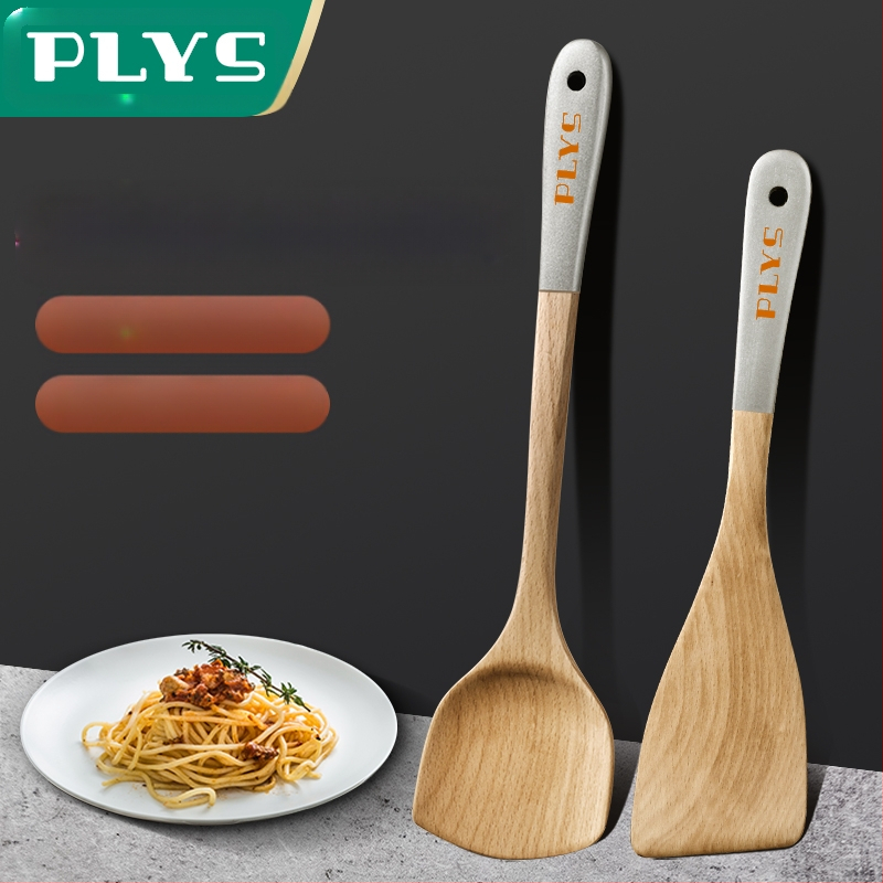 Puidust spaatel köögitarvik PLYS/Pales — kõrge temperatuuriga vastupidav