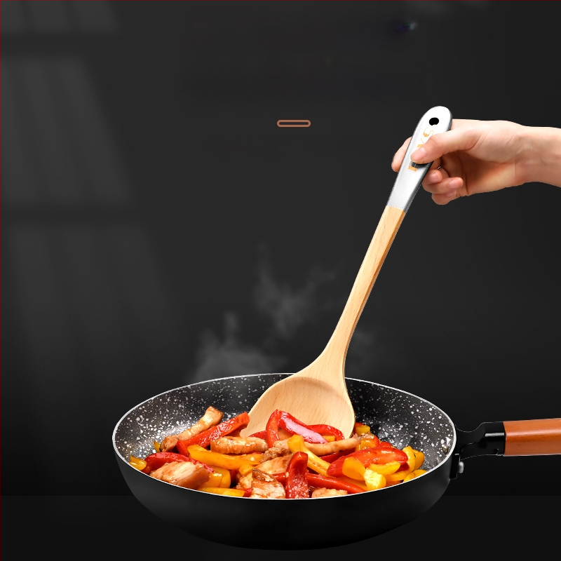 Puidust spaatel köögitarvik PLYS/Pales — kõrge temperatuuriga vastupidav