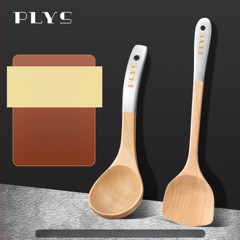 Puidust spaatel köögitarvik PLYS/Pales — kõrge temperatuuriga vastupidav